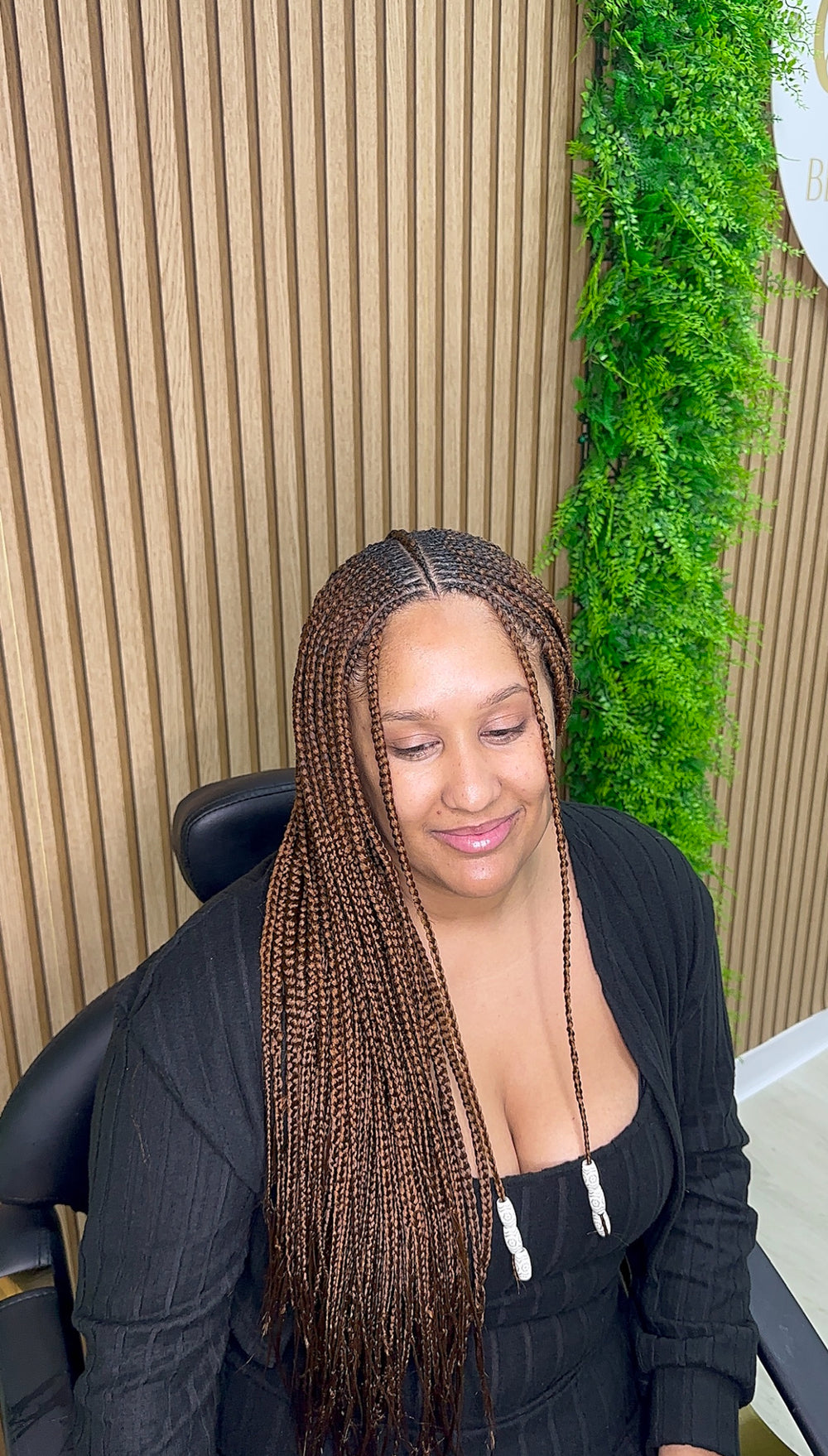 Half Braids + Half Cornrow / Tribal Braids